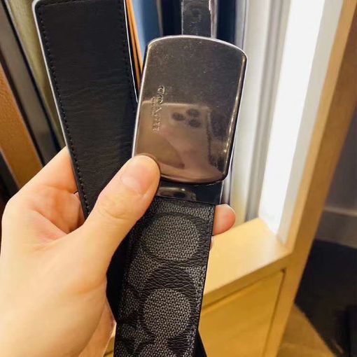 图片  COACH 蔻驰 男士皮带  logo款 38mm 