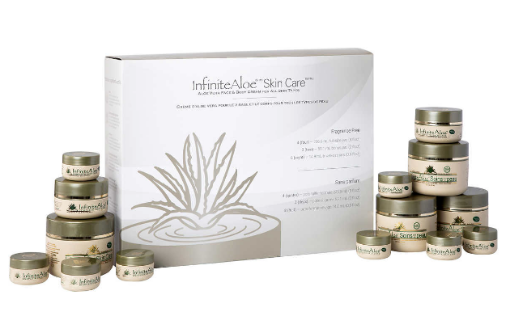 图片  拆盒邮寄Infinite Aloe Skin Care Cream 有机芦荟护肤霜 (无香料) 整套 227g*4+57g*2+14g*8