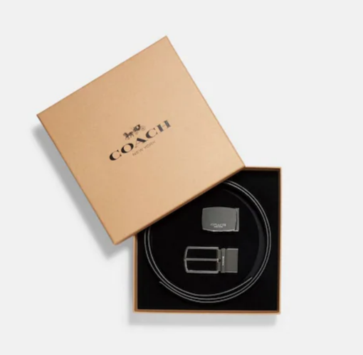 图片  COACH 蔻驰 男士皮带礼盒  32mm