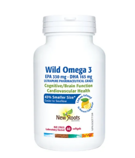 图片  New Roots野生鱼油迷你胶囊 60粒
