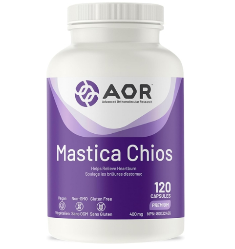 图片  AOR Mastica Chios 400mg Capsules, 120 Count
