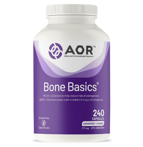 图片  AOR - Bone Basics 271mg, 240 Capsules
