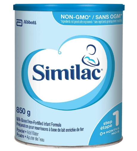 图片  Similac 雅培一段非转基因婴儿配方奶粉 (0+个月)- 850g