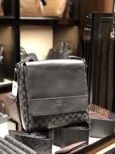 图片  Coach 男斜挎包 飞行包 