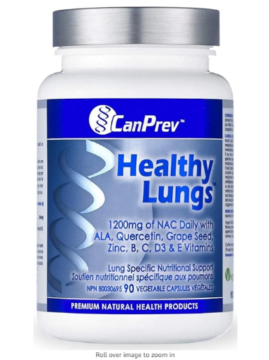 图片  CanPrev Healthy Lungs Supplement, 90