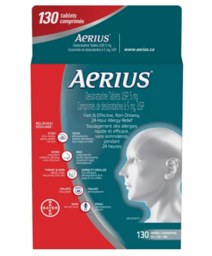 图片  Aerius 过敏药 130片