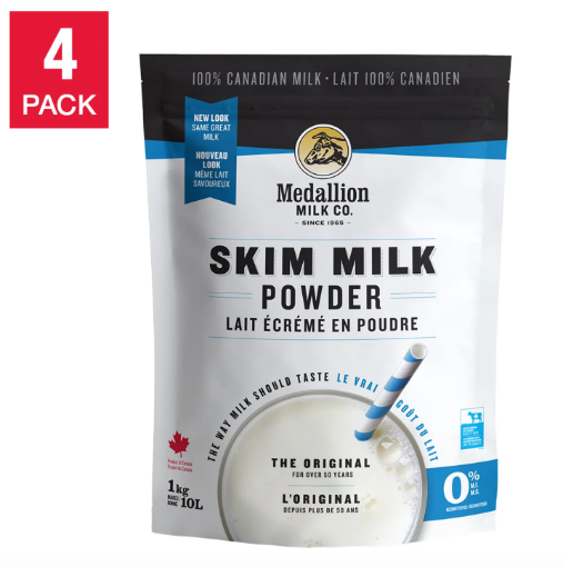 图片  Medallion麦德林脱脂奶粉 1kg*4包