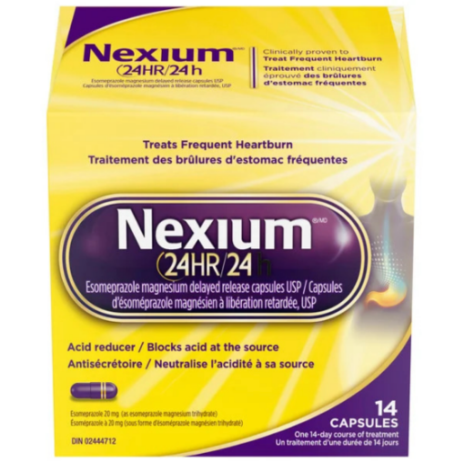 图片  Nexium 24Hr Acid Reducer, 14 Capsules